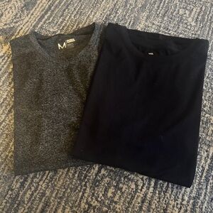 CHAMPION Men's Authentic Gray Logo T-shirts - XXL